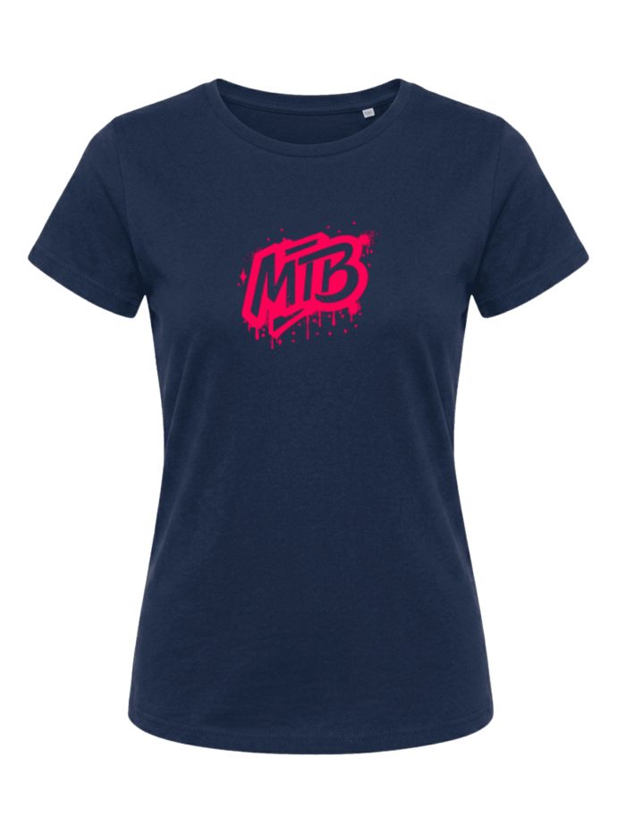 Women’s Navy Logo T-Shirt – WHOOP UCI MTB World Series 2026