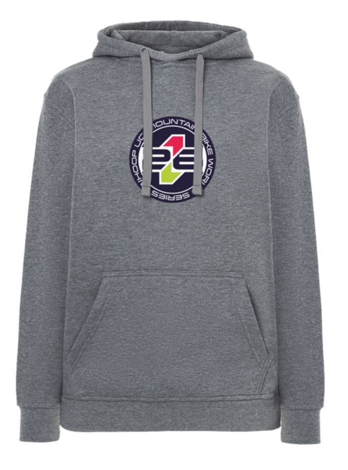 Logo Grey Oversize Hoodie – WHOOP UCI MTB World Series 2026