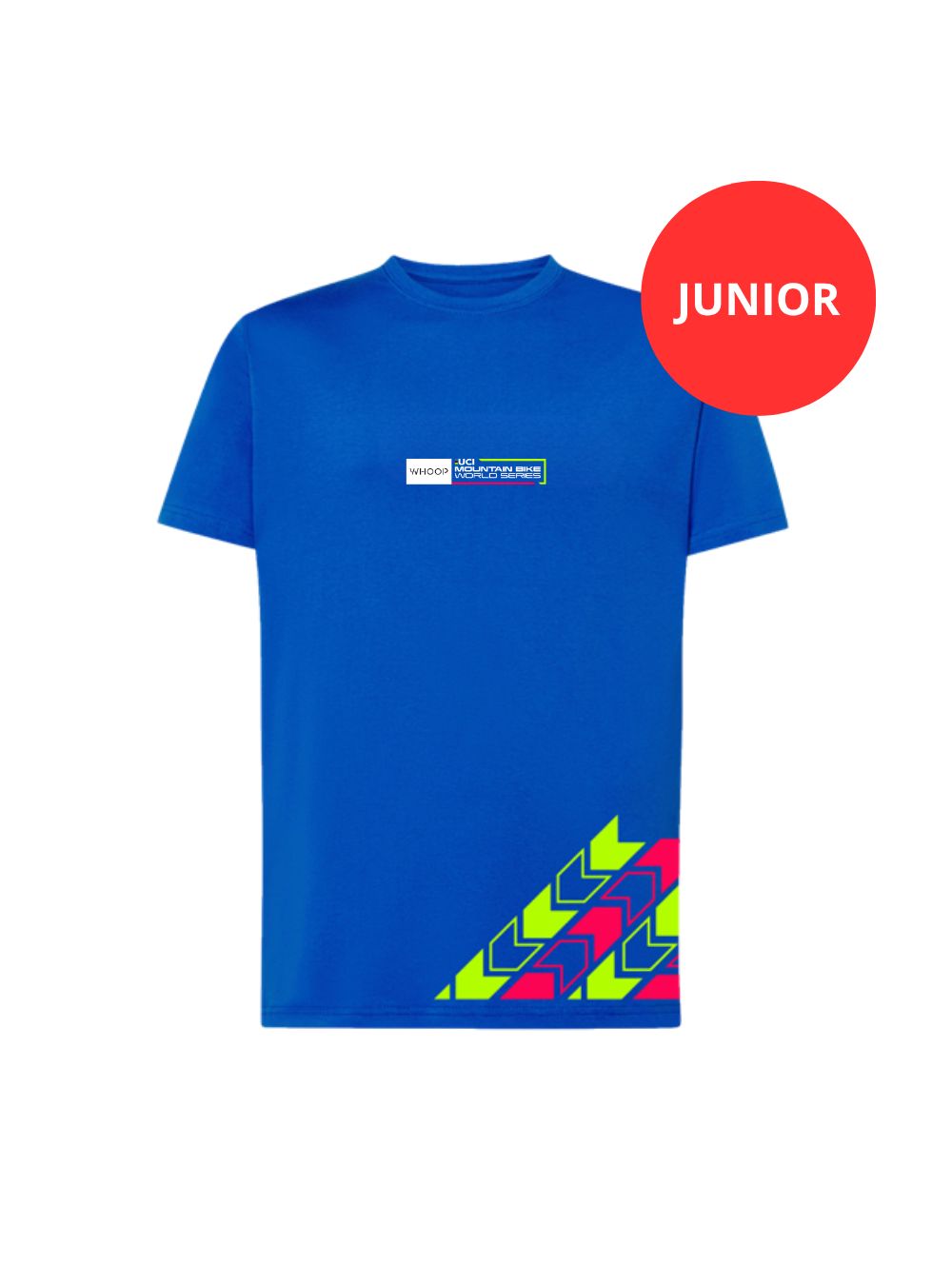 T-shirt Enfant Bleu Royal WHOOP UCI MTB World Series 2026