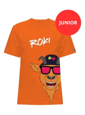 ROKI Kids Orange T-Shirt – WHOOP UCI MTB World Series 2026