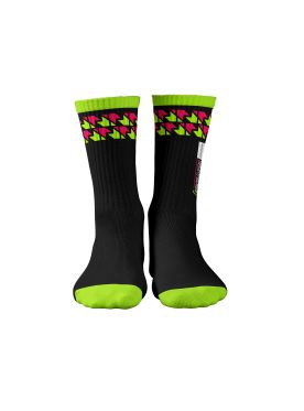 Black & Green Graphic Socks – WHOOP UCI MTB World Series 2026