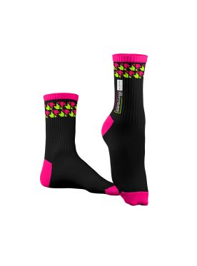 Chaussettes Graphiques Noir et Rose WHOOP UCI MTB World Series 2026